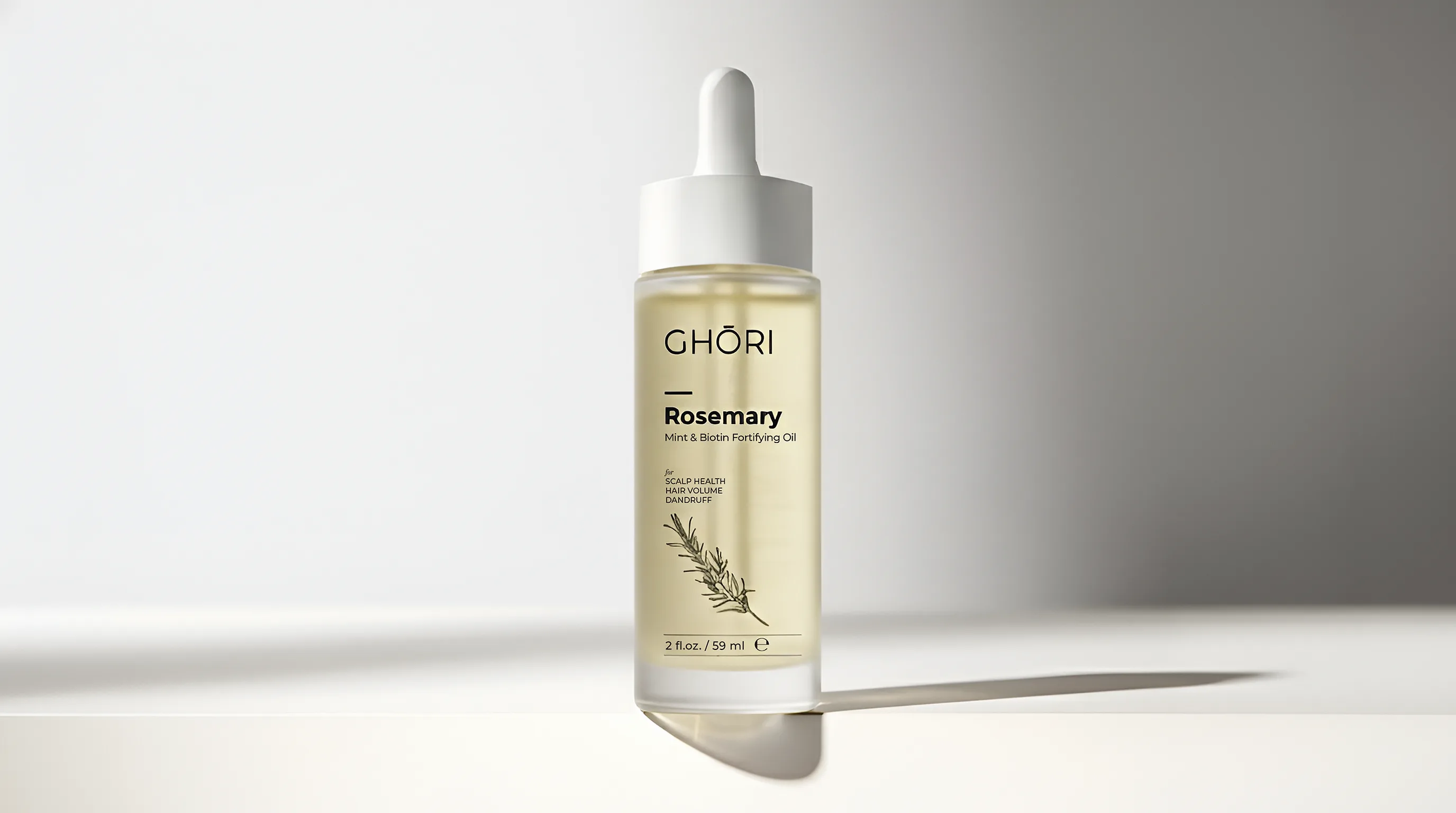 Ghori Rosemary & Biotin Hair Oil with Mint — The Promise