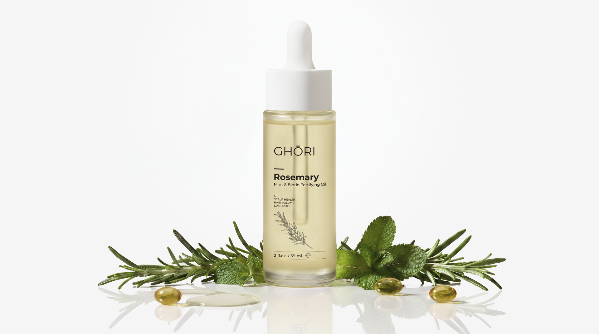Ghori Rosemary & Biotin Hair Oil with Mint — The Ritual
