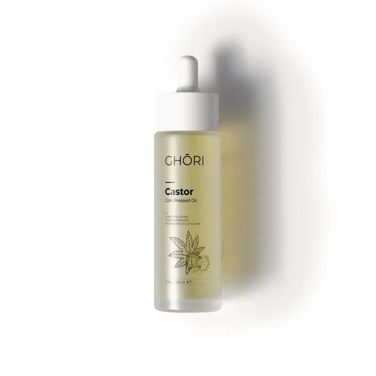 Ghori Premium Cold-Pressed Castor Oil 60 ML Ghori Premium Cold-Pressed Castor Oil 60 ML