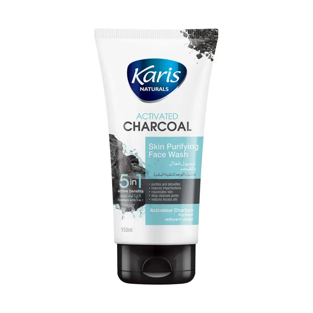 Karis Naturals Activated Charcoal Skin Purifying Face Wash