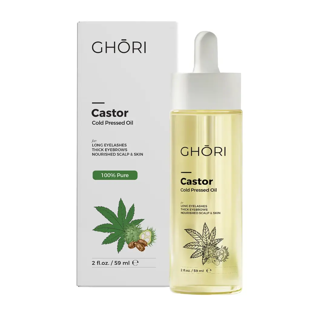 Ghori Premium Cold-Pressed Castor Oil 60 ML